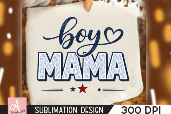 Boy Mama PNG Leopard Mom Mother’s Day