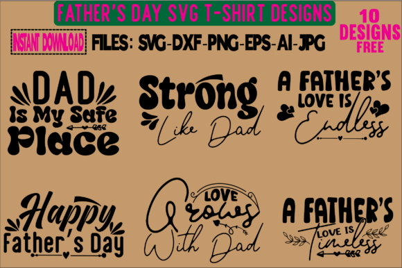 Celebrate Dads in Style with Father’s Day SVG T-Shirt Designs