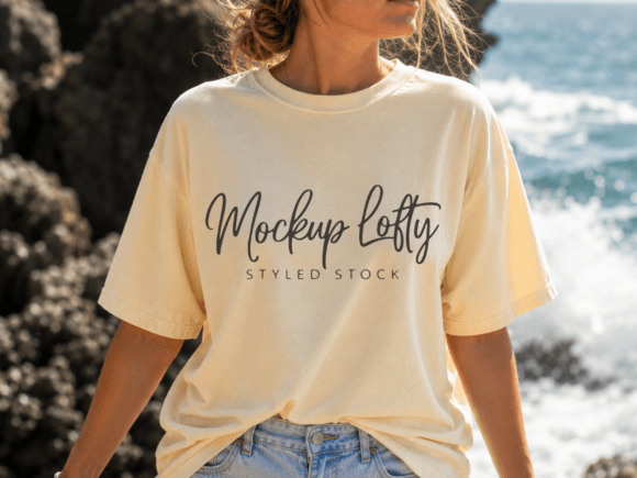 Comfort Colors C1717 Butter Shirt Mockup β A Guide to Design Presentation