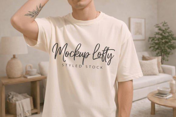 Comfort Colors C1717 Oversized Mockup 12: A Professional Tool for Designers