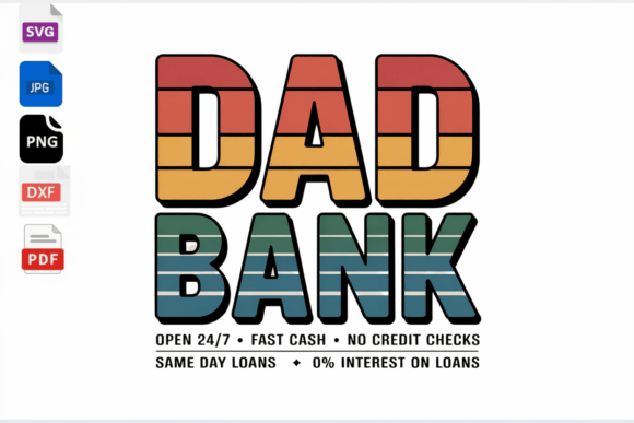 Dad Bank Retro Sunset Vintage Design: A Timeless Choice for Crafters