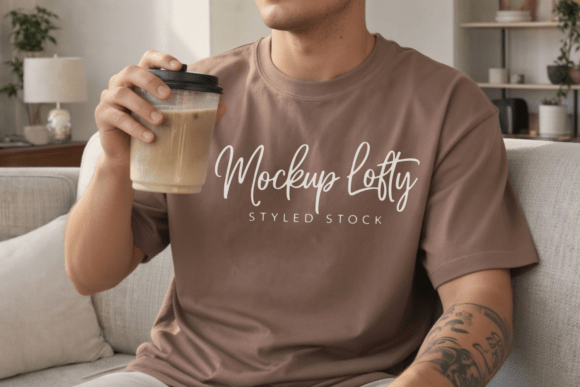 Espresso C1717 T-shirt Mockup 6