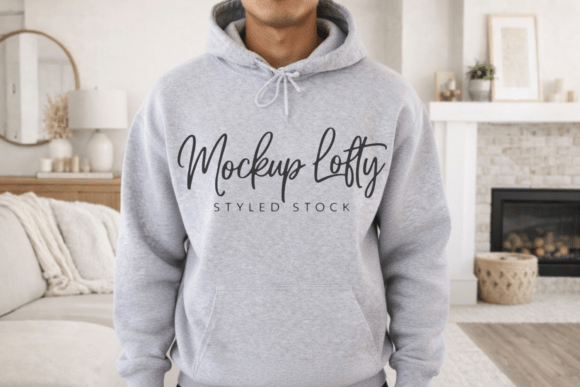 Gildan 18500 Hooded Sweatshirt Mockup 9: Elevate Your Design Presentations with Style and Simplicity