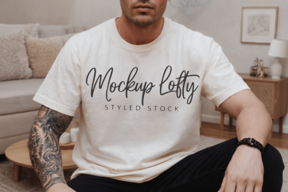 Gildan 5000 T-Shirt Mockup 2