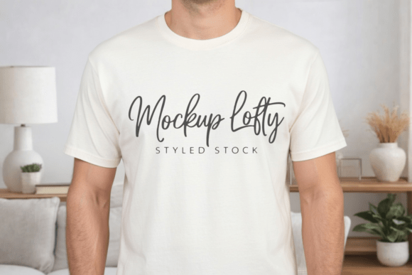 Mastering Visual Presentation with Mens T-shirt Mockup 5