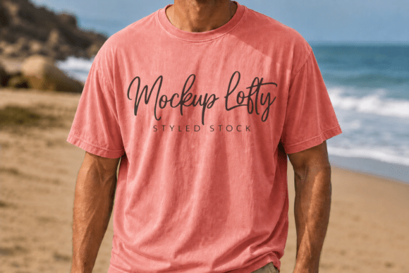 Mastering Visual Storytelling with the Comfort Colors C1717 Watermelon Mockup