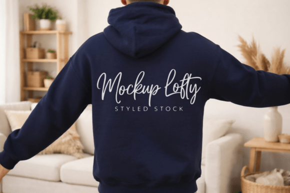 Navy Gildan 18500 Hoodie Mockup 14: A Professional Design Solution for Modern Brands