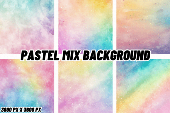 Pastel Mix Background: A Soft and Versatile Design Tool