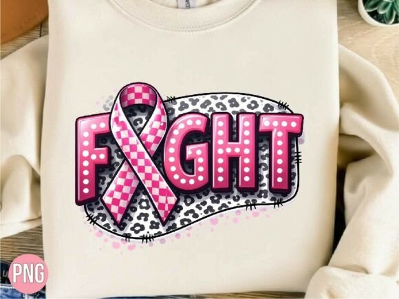 Pink Ribbon Breast Cancer Fight PNG – A Versatile Design Asset for Creative Projects