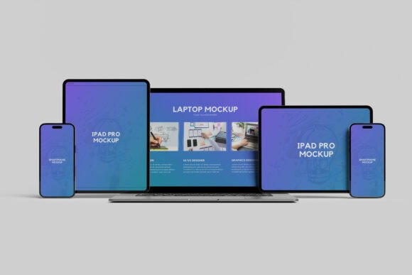 Presenting Your Work with Professional Multi Device PSD Mockup