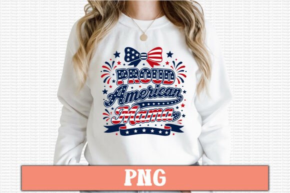 Proud American Mama Free PNG Design: A Versatile Asset for Creative Projects