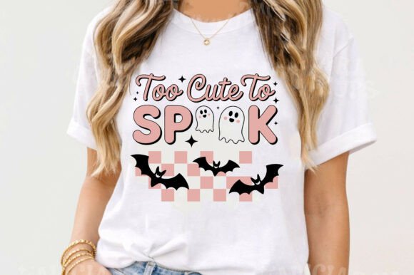 Too Cute to Spook Typography Design